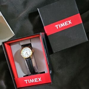 Timex Gold and Black Watch